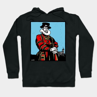 Yeoman Warder or Beefeater - Victorian Portrait Hoodie